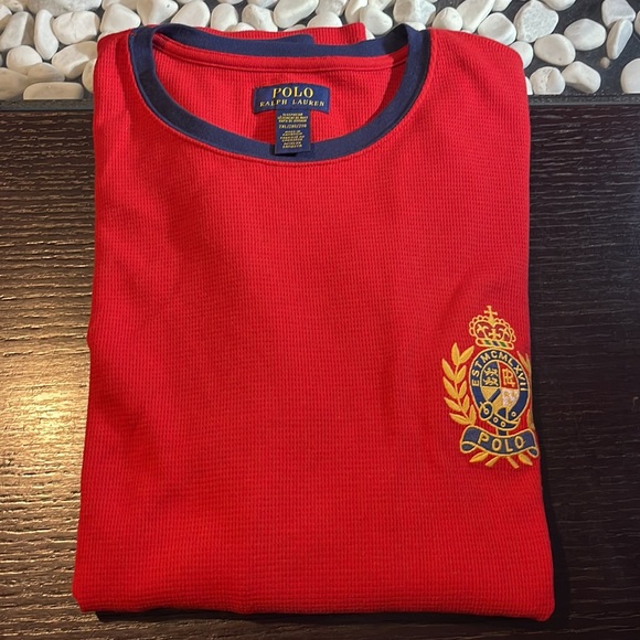 POLO RALPH LAUREN Thermal Pajama Shirt - Picture 3 of 4